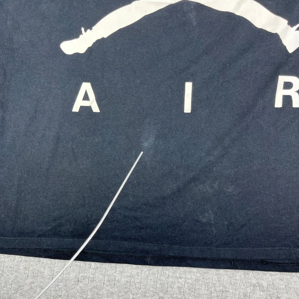 Michael Air Jordan T-Shirt Mens L Black Jumpman NBA professional basketball‎